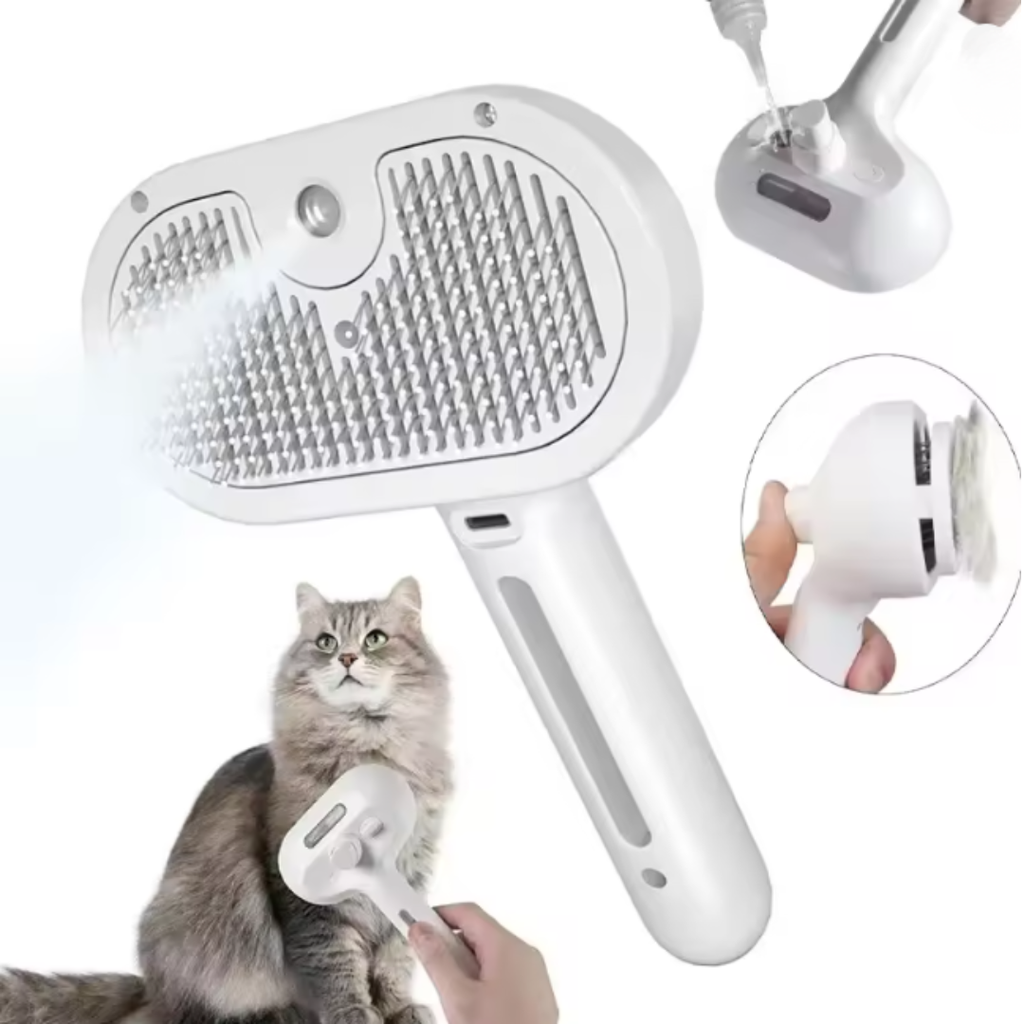 ふわっとスチーム猫ブラシ