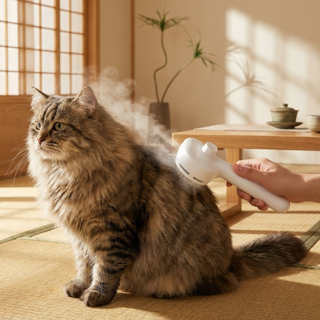 Steam Grooming Brush