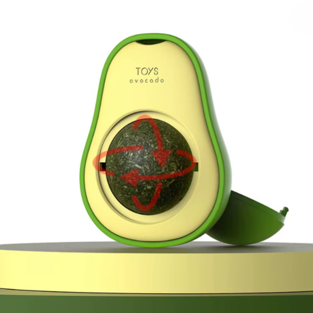 もぐもぐアボカド猫おもちゃ