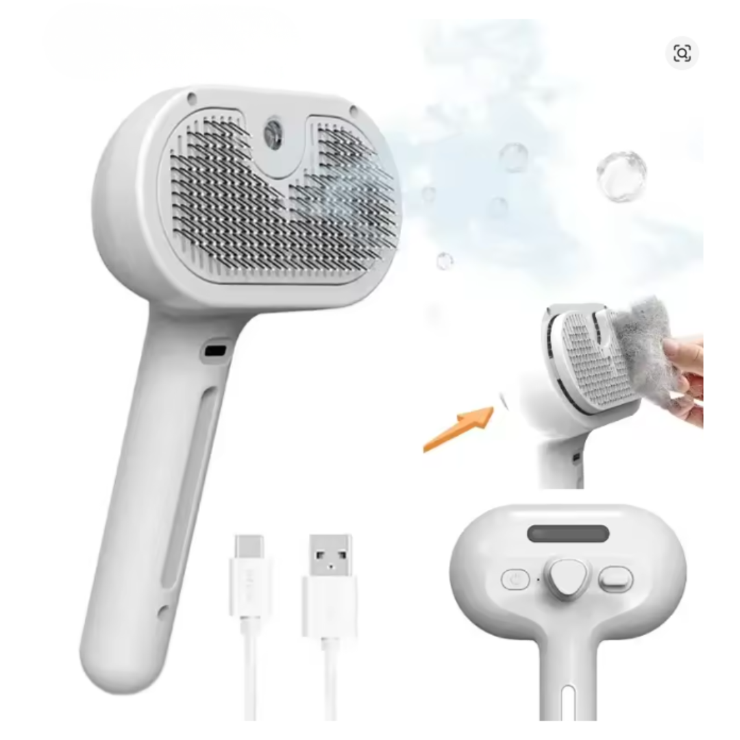 ふわっとスチーム猫ブラシ