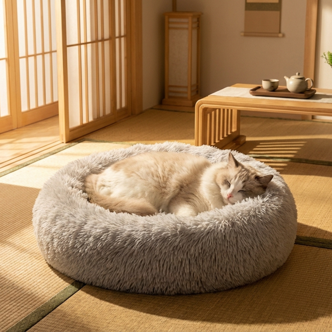 Ultra-Soft Cozy Cat Bed