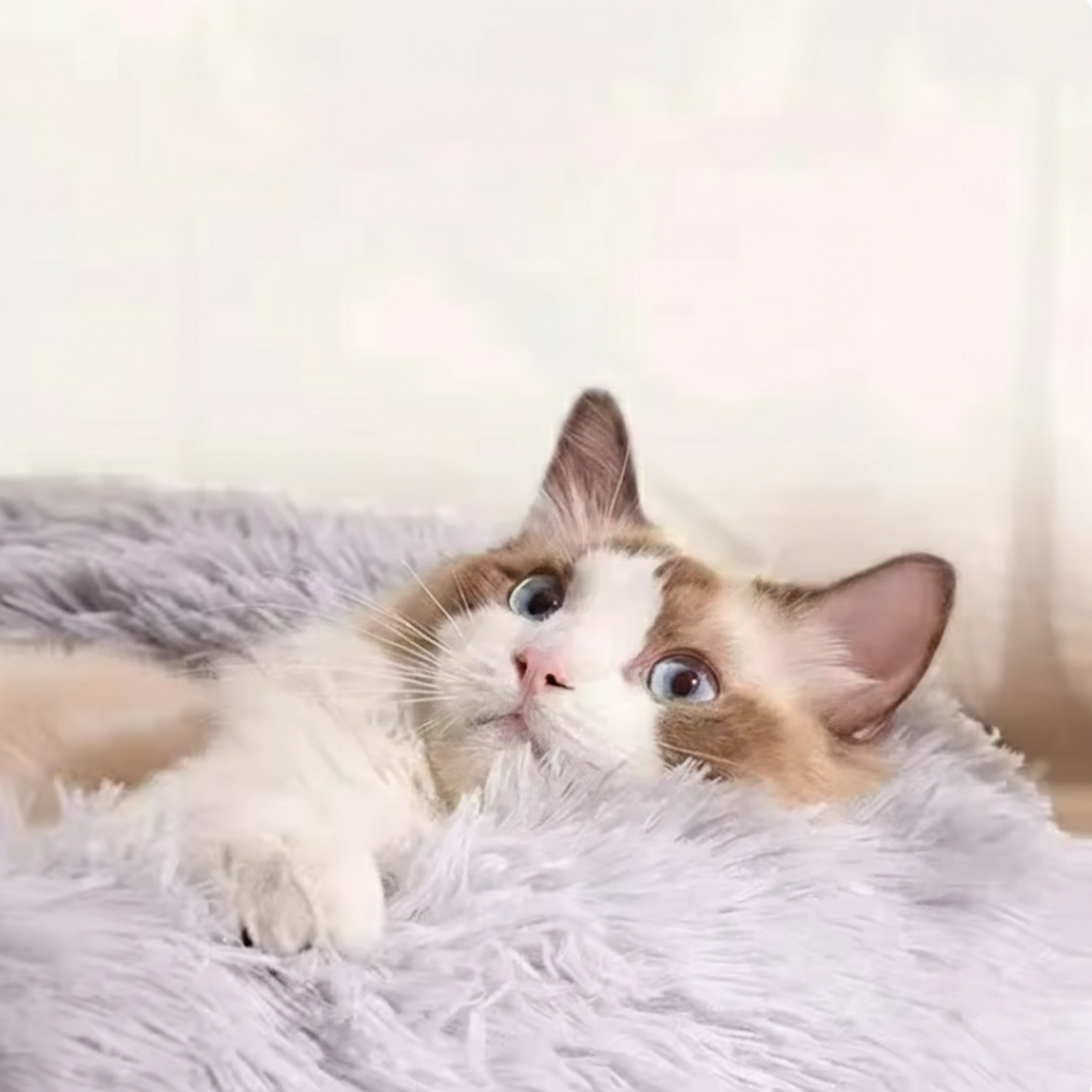 とろけるふわふわ猫ベッド